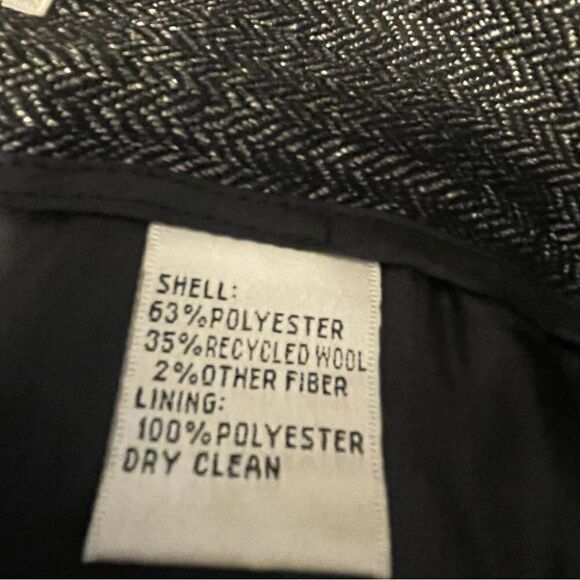 Talbots Made of Italian Fabric Wool Blend Wide Leg Trousers Pants Size 8 - Picture 10 of 10